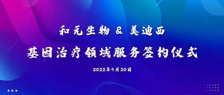 和元生物与美迪西基因治疗领域服务签约仪式.jpg 和元生物与美迪西基因治疗领域服务签约仪式.jpg
